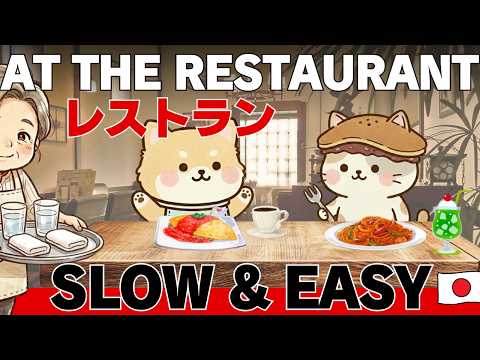 Japanese Restaurant Conversations | Learn Japanese with a Story & Slow Podcast