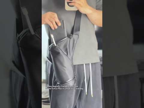 Folding Magnetic Charger Travel Case for the Puffco Pivot // Feature List / Fits the Peak Pro Bag