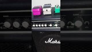 Video thumbnail for "Clean Guitar at Bass Amp" Marshall MB60 60w Modern Channel with Compressor ON by Guitar Sound Brazil