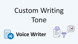 Train your own writing style with Voice Writer