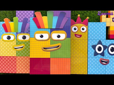 Looking for Numberblocks Puzzle Tetris NEW 7K vs 700 Space ASMR - Numberblocks Satisfying Video #117