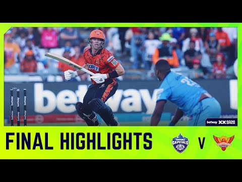 Pretoria Capitals vs Sunrisers Eastern Cape | Season 4 Final Highlights | Betway SA20