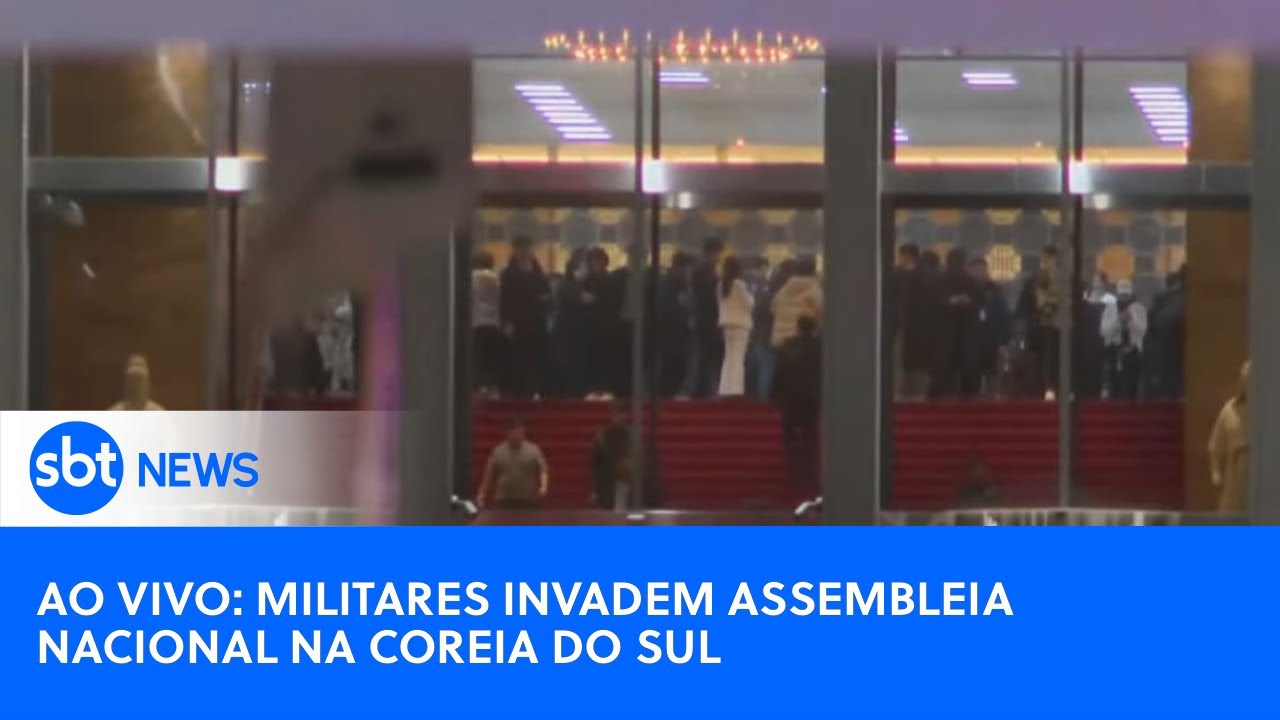 🔴AO VIVO: Manifestantes protestam na Coreia do Sul após presidente decretar lei marcial