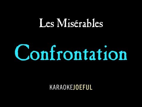 Confrontation Les Miserables Authentic Orchestral Karaoke Instrumental