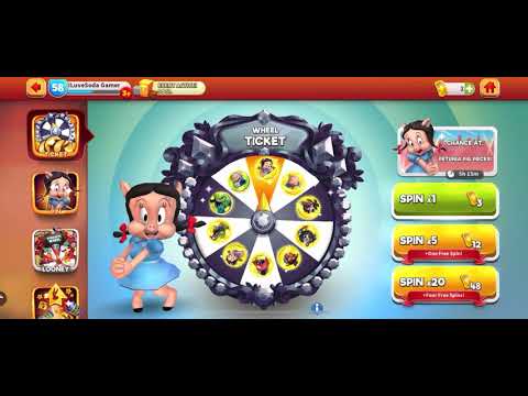 I Got The *JACKPOT* On The Petunia Pig Wheel In Looney Toons World Of Mayhem!