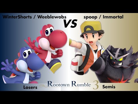 WinterShorts / Weeblewobs VS spoop / Immortal | Rootown Rumble 3 Doubles | Losers Semis