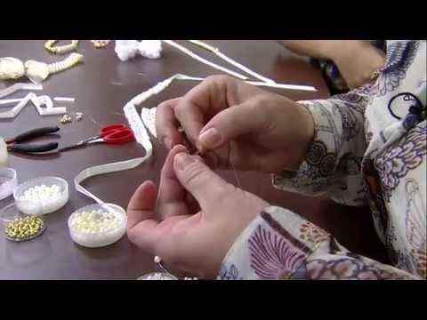 Mulher.com 16/02/2015 Regiane Tartari - Tiaras com trancados de pérolas Parte 2/2