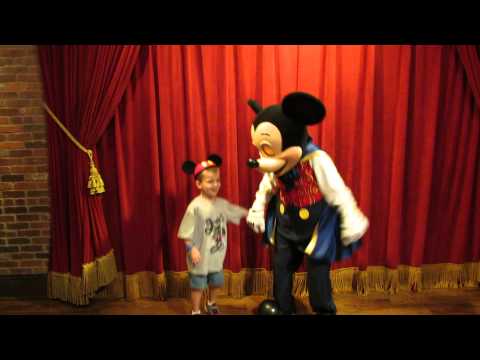 Meeting Mickey @ Magic Kingdom 12-30-14