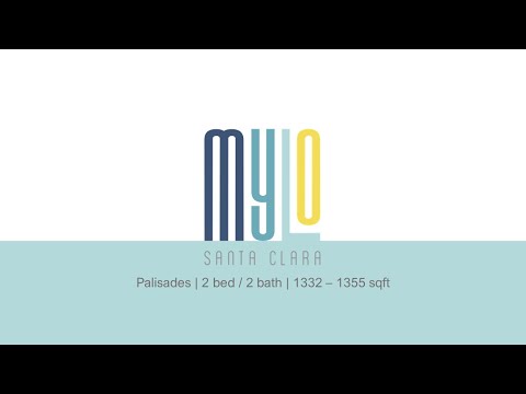 Palisades - 2 bed 2 bath Apartment Tour at Mylo Santa Clara