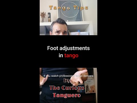 How to adjust your feet's position in tango for better dances.