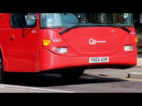 🚍*Beast* Go North East 6163 YN54 AOM Scania Omnicity