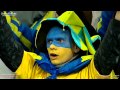 Гимн Украины перед матчем Украина - Франция 