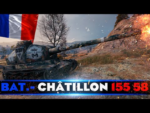 World of Tanks | Bat.-Châtillon 155 58 - 1 vs 5 -  Kolobanov’s Medal