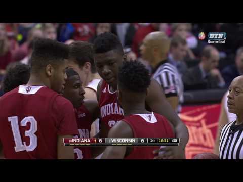 Big Ten Basketball Tournament Quarterfinal-Indiana vs Wisconsin Mar 10, 2017