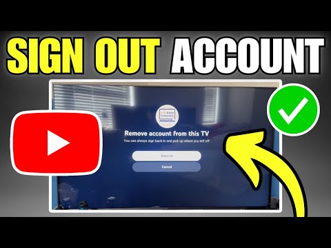 How To Sign Out Of YouTube Account on TV