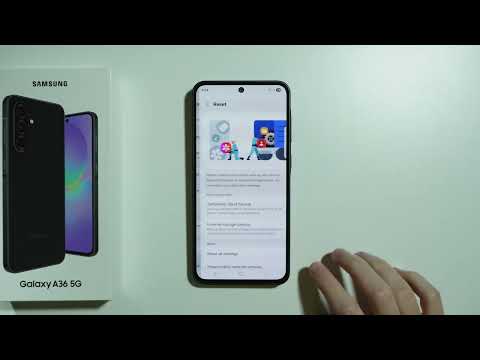 Samsung Galaxy A36 5G: How to Factory Reset via Settings (Erase All Data through Settings)