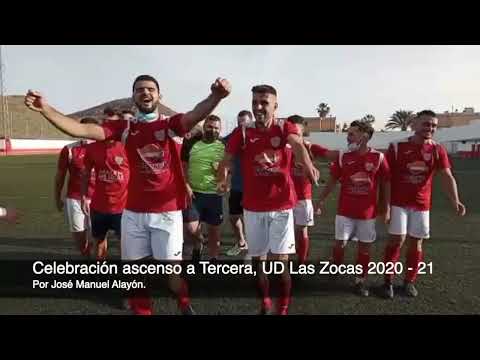 Celebración ascenso a Tercera División Canaria, UD Las Zocas