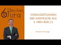 Voraussetzungen Der Ansprüche Aus 1004 BGB Teil 1