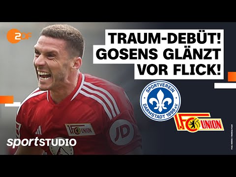 SV Darmstadt 98 – 1. FC Union Berlin | Bundesliga, 2. Spieltag Saison 2023/24 | sportstudio