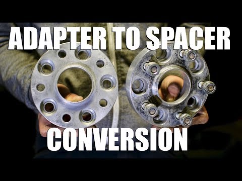 How to Convert Wheel Adapters into Wheel Spacers Video