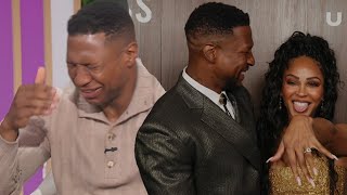 Jonathan Majors TEARS UP as He Confirms Meagan Good Wedding