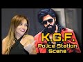 FOREIGN GIRL | Reaction on KGF Police Station Scene | YASH