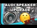 AUDI A5 A4 Front Door Speaker Upgrade Diy Step By Step No After Market Amp Needed Panel Removal