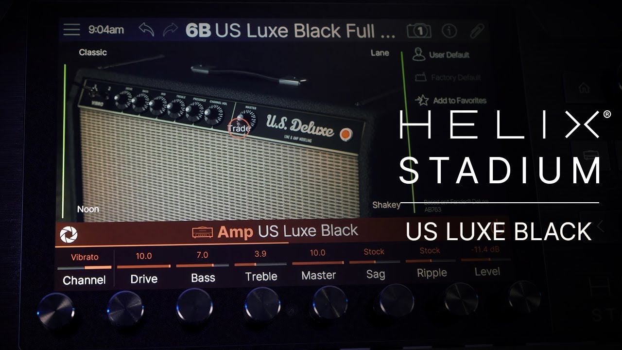 Line 6 Helix Stadium | Stadium Tour | Sound Sample | US Luxe Black - YouTube