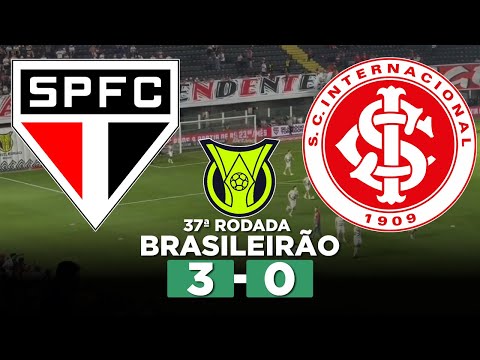 SÃO PAULO VENCE NA VILA E COMPLICA A VIDA DO INTER NO BRASILEIRÃO! SÃO PAULO 3 x 0 INTERNACIONAL