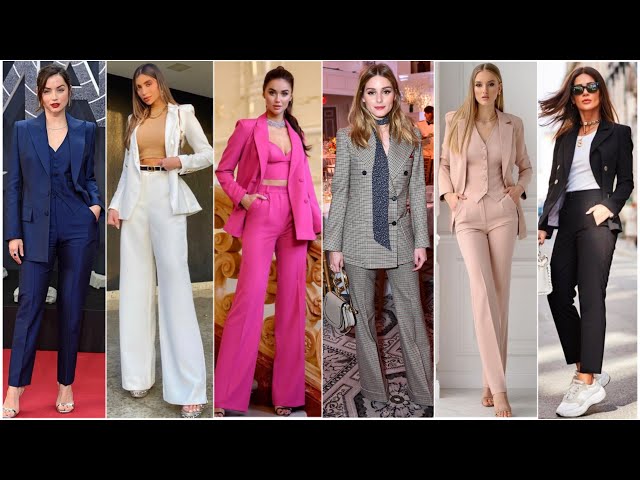 Vídeo relacionado con Allegra K Conjunto de traje de negocios para mujer, conjunto de 2 piezas, estampado a cuadros, tweed, chaqueta corta de blazer para la Pascua y conjunto de falda, rosa, M