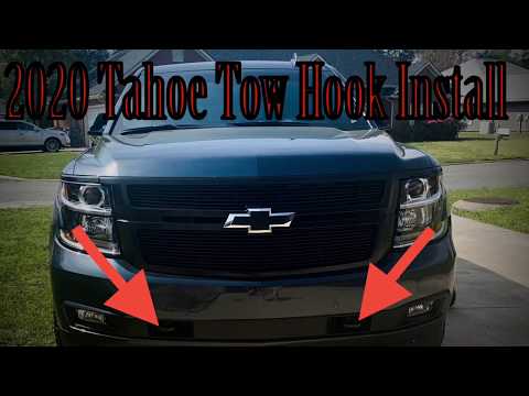 2016-20 Chevy Tahoe/Surburban Front Tow Hook Install