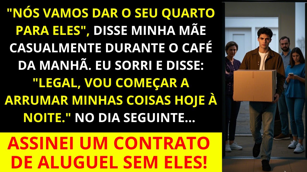 “Estamos dando seu quarto a ela ”, disse a mãe casualmente durante o café da manhã. Eu sorri e dis..