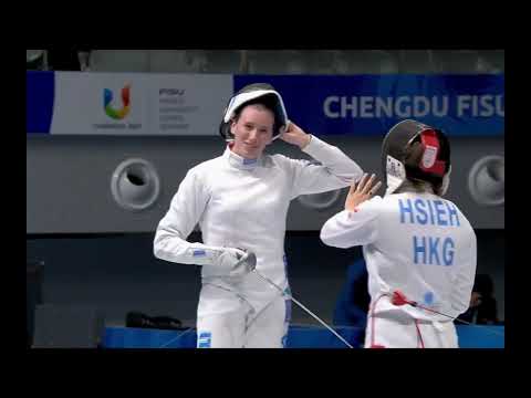 University Games 2023 SWE - GOLD - Sara Maria Kowalczyk ITA v Kaylin Hsieh HKG