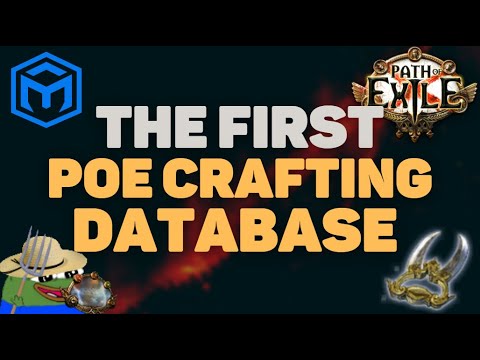The First CRAFTING DATABASE for Path of Exile Live on Maxroll!