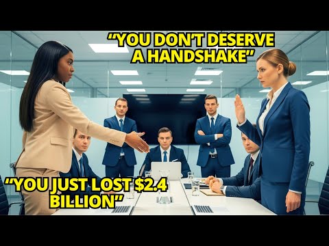 She Refused to Shake a Black CEO’s Hand — The Next Morning, $2.4B Vanished Overnight
