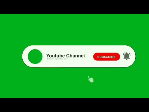 Green Screen Subscribe Button Animation | Top 5 Green Screen Animated Subscrib Button Effect.