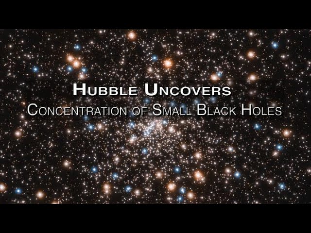 Hubble Uncovers Concentration of Small Black Holes