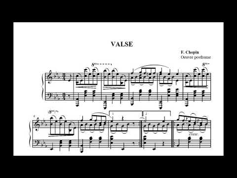 Chopin - Waltz No.17 in E flat major Op.posth B.46 (Ashkenazy)