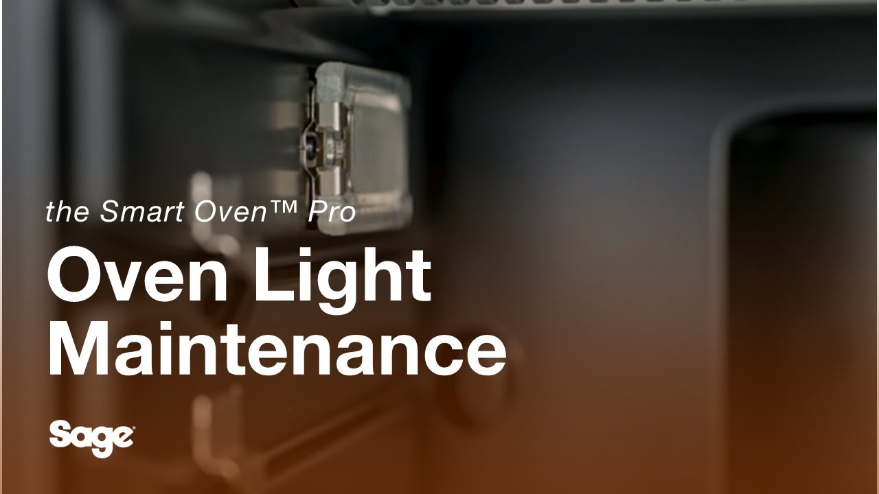 How to replace the oven light