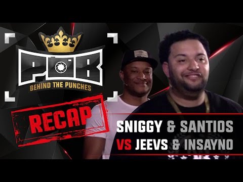 Sniggy & Santios Recap vs Jeevz & Insayno - Behind The Punches POB LIVE 1 Mei
