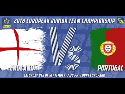 England (Chaudhari/ Jones) vs Portugal (Afonso/ Selvarajah) -D2M5 - European Jnr. Team C’ships 2018
