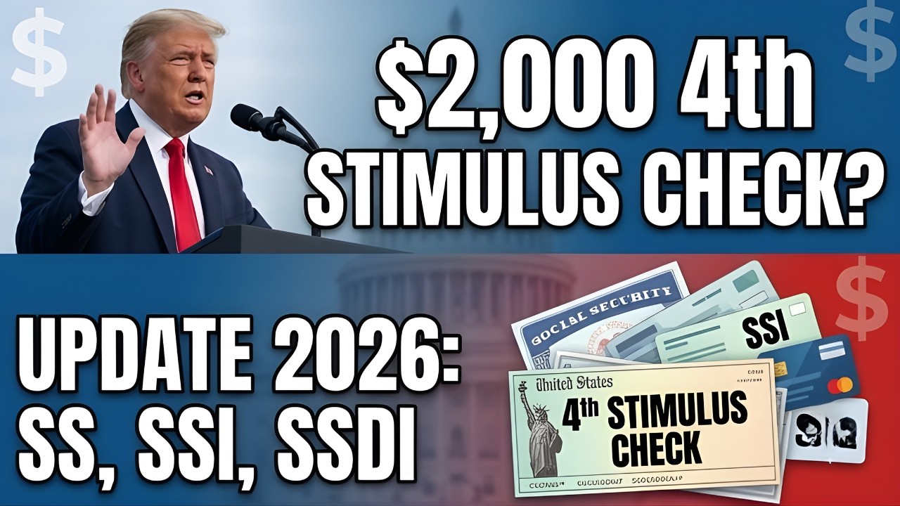 🚨 $2,000 4th Stimulus Check Update 2026 – Social Security, SSI, SSDI & Low-Income Americans