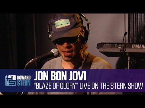Jon Bon Jovi “Blaze of Glory” Live on the Stern Show (1997)