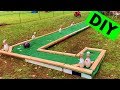 How To Build A Mini Golf Course In Your BackYard