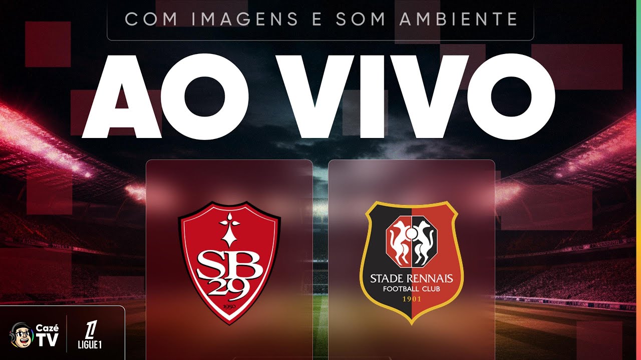 JOGO COMPLETO (SOM AMBIENTE): STADE BRESTOIS X RENNES | LIGUE 1 2025/2026 | 28ª RODADA