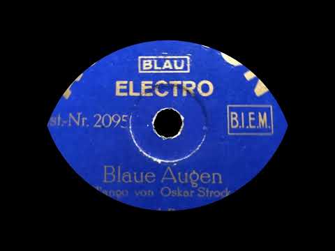 Blaue Augen, russischer Tango, Alfred Beres Jazz Orchester, Berlin, 1930   SiggeVibes Audio Cleanup