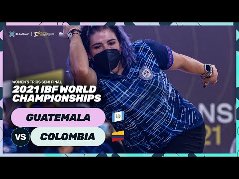 Guatemala v Colombia Women's Trios Semi Final | 2021 IBF World Championships