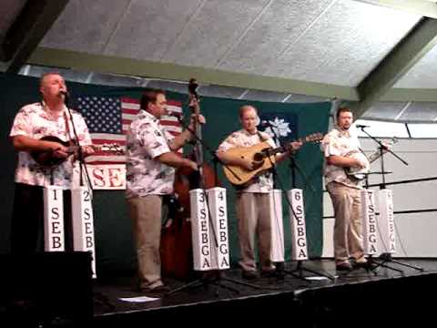 Movin On Bluegrass singing Beneath Still Waters at Lynches River Park.