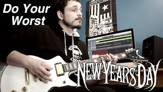 Do Your Worst - New Years Day - Guitar Cover with lead lines [HQ]