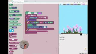 Making "Flower" in Sandspiel Studio